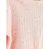LCW baby Pembe Çiçekli Kız Bebek Şortlu Takım