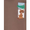 LCW Kids Bej Bisiklet Yaka Baskılı Erkek Çocuk Tişört 3lü