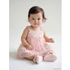 LCW baby Pembe Çiçek Desenli Kız Bebek Elbise