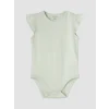 LCW baby Sarı Fırfırlı Kız Bebek Çıtçıtlı Body 2li