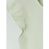 LCW baby Sarı Fırfırlı Kız Bebek Çıtçıtlı Body 2li