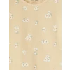 LCW baby Sarı Fırfırlı Kız Bebek Çıtçıtlı Body 2li
