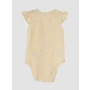LCW baby Sarı Fırfırlı Kız Bebek Çıtçıtlı Body 2li