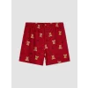 LCW Young Kırmızı Bisiklet Yaka Kadın Şortlu Pijama Takımı