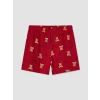 LCW Young Kırmızı Bisiklet Yaka Kadın Şortlu Pijama Takımı