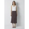 Mavi 1310583-91753 Kahverengi Midi Etek
