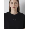Mavi 1612829-900 Mavi Logo Baskılı Siyah Tişört