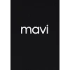 Mavi 1612829-900 Mavi Logo Baskılı Siyah Tişört