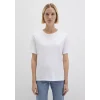 Mavi 1600955-620 Bisiklet Yaka Beyaz Basic Tişört