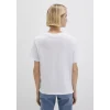 Mavi 1600955-620 Bisiklet Yaka Beyaz Basic Tişört