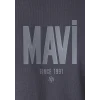 Mavi 0613570-85540 Mavi Logo Baskılı Gri Tişört