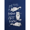 Mavi 1613471-82625 Kedi Baskılı Lacivert Tişört