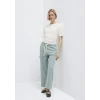 Mavi 1011203-70113 Bağcık Detaylı Yeşil Pantolon