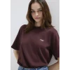 Mavi 1613804-70223 Mavi Jeans Baskılı Bordo Tişört