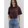 Mavi 1613804-70223 Mavi Jeans Baskılı Bordo Tişört
