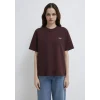 Mavi 1613804-70223 Mavi Jeans Baskılı Bordo Tişört