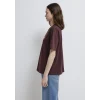 Mavi 1613804-70223 Mavi Jeans Baskılı Bordo Tişört