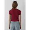 Mavi 1600814-70391 Kırmızı Basic Tişört