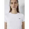 Mavi 1613848-620 Mavi Logo Baskılı Beyaz Tişört