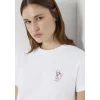 Mavi 1614295-620 Mavi Kedi Nakışlı Beyaz Tişört