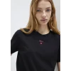 Mavi 1601185-900 Mavi Logo Baskılı Siyah Tişört