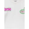 Mavi 7610313-70057 Barbie Baskılı Ekru Tişört
