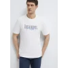 Mavi 067114-620 İstanbul Baskılı Beyaz Tişört