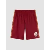 LCW Kids Kırmızı Galatasaray Baskılı Erkek Çocuk Şortlu Pijama Takımı