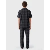 LC WAIKIKI Antrasit Regular Fit Ekose Erkek Pijama Takımı