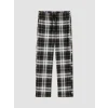 LC WAIKIKI Gri Regular Fit Ekose Erkek Pijama Takım