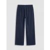 LCW Jeans Lacivert Beli Lastikli Carrot Fit Kadın Jean Pantolon