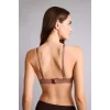Defacto T8471AZBN307 Kahve Micro Kaplı Pedli Balenli Tişört Açık Kahverengi Bra