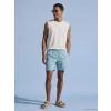 LCW SWIMWEAR Mavi Diz Hizası Boy Erkek Deniz Şortu