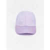 LCW ACCESSORIES Lila Yazı Nakışlı Kız Çocuk Kep Şapka