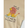 LCW baby Bej Bisiklet Yaka Baskılı Erkek Çocuk Tişört