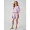LCW Kids Lila Kız Çocuk Tişört ve Şort