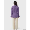 LCW Modest Lila Oversize Kadın Gömlek Tunik