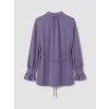 LCW Modest Lila Oversize Kadın Gömlek Tunik