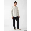 LCW Vision Ekru Regular Fit Hakim Yaka Erkek Gömlek