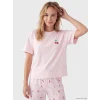 LCW Young Pembe Kiraz Baskılı Kadın Pijama Takım