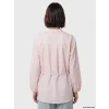 LCW Modest Pembe Pileli Kuşaklı Oversize Kadın Gömlek Tunik
