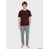 LC WAIKIKI Mürdüm Regular Fit Erkek Pijama Takım