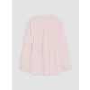 LCW Modest Pembe Pileli Kuşaklı Oversize Kadın Gömlek Tunik