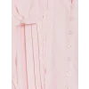 LCW Modest Pembe Pileli Kuşaklı Oversize Kadın Gömlek Tunik