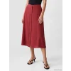 LCWAIKIKI Classic Bordo Beli Lastikli A Kesim Etek