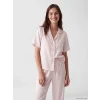 LCW DREAM Pembe Gömlek Yaka Saten Kadın Pijama Takımı