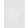 LCW Vision Beyaz Oversize Poplin Kadın Gömlek