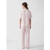 LCW DREAM Pembe Gömlek Yaka Saten Kadın Pijama Takımı