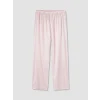 LCW DREAM Pembe Gömlek Yaka Saten Kadın Pijama Takımı