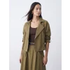 LCW EVERYDAY Haki Oversize Modal Karışımlı Kadın Ceket